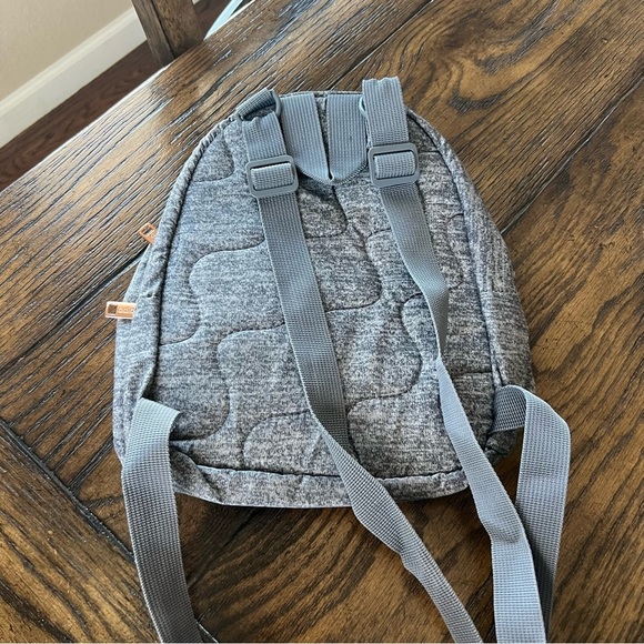 ADIDAS Linear Mini Backpack Small Gray Adjustable Travel Bag, - Picture 14 of 15